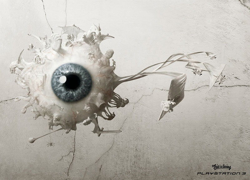 Illustration for article titled Saw 3D's Eyeball Poster Looks Disturbingly Familiar